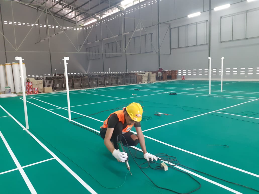 Jasa Pembuatan Lapangan Badminton Serang