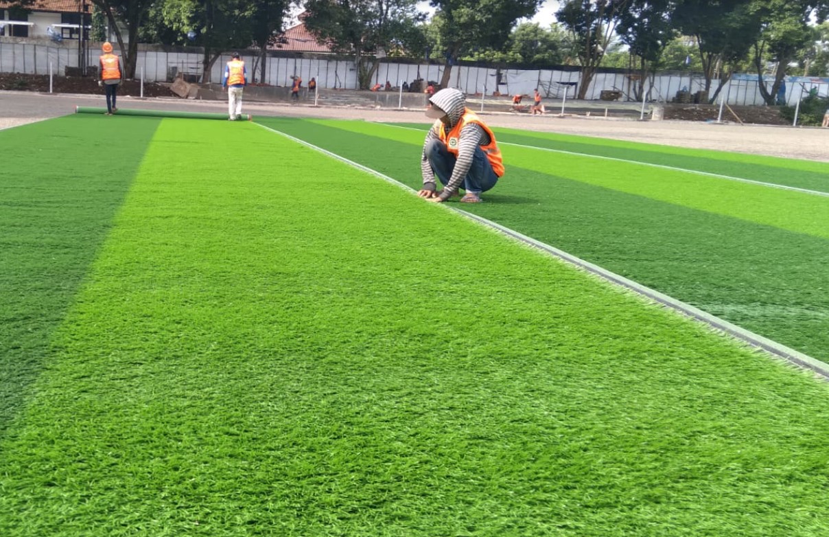 Jasa Pembuatan Lapangan Mini Soccer Wamena
