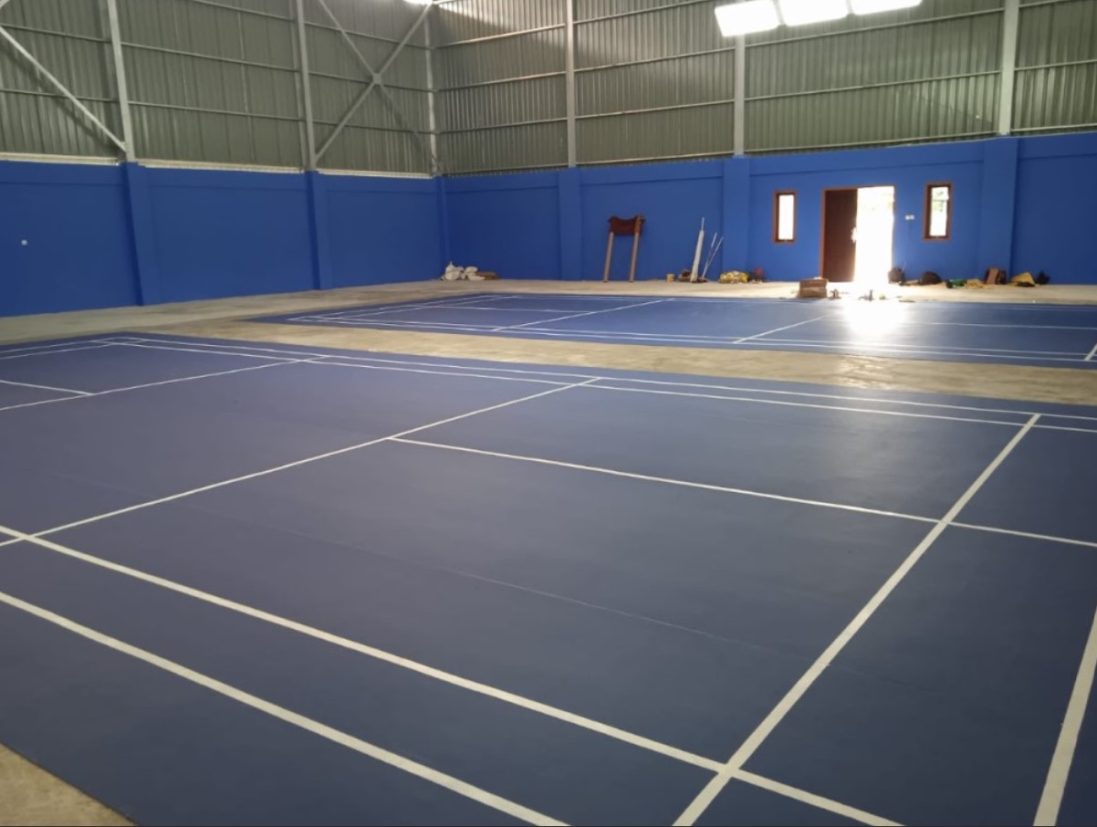 Jasa pembuatan lapangan badminton merauke