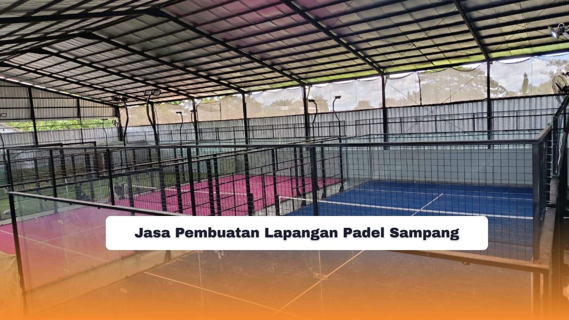 Jasa Pembuatan Lapangan Padel Sampang