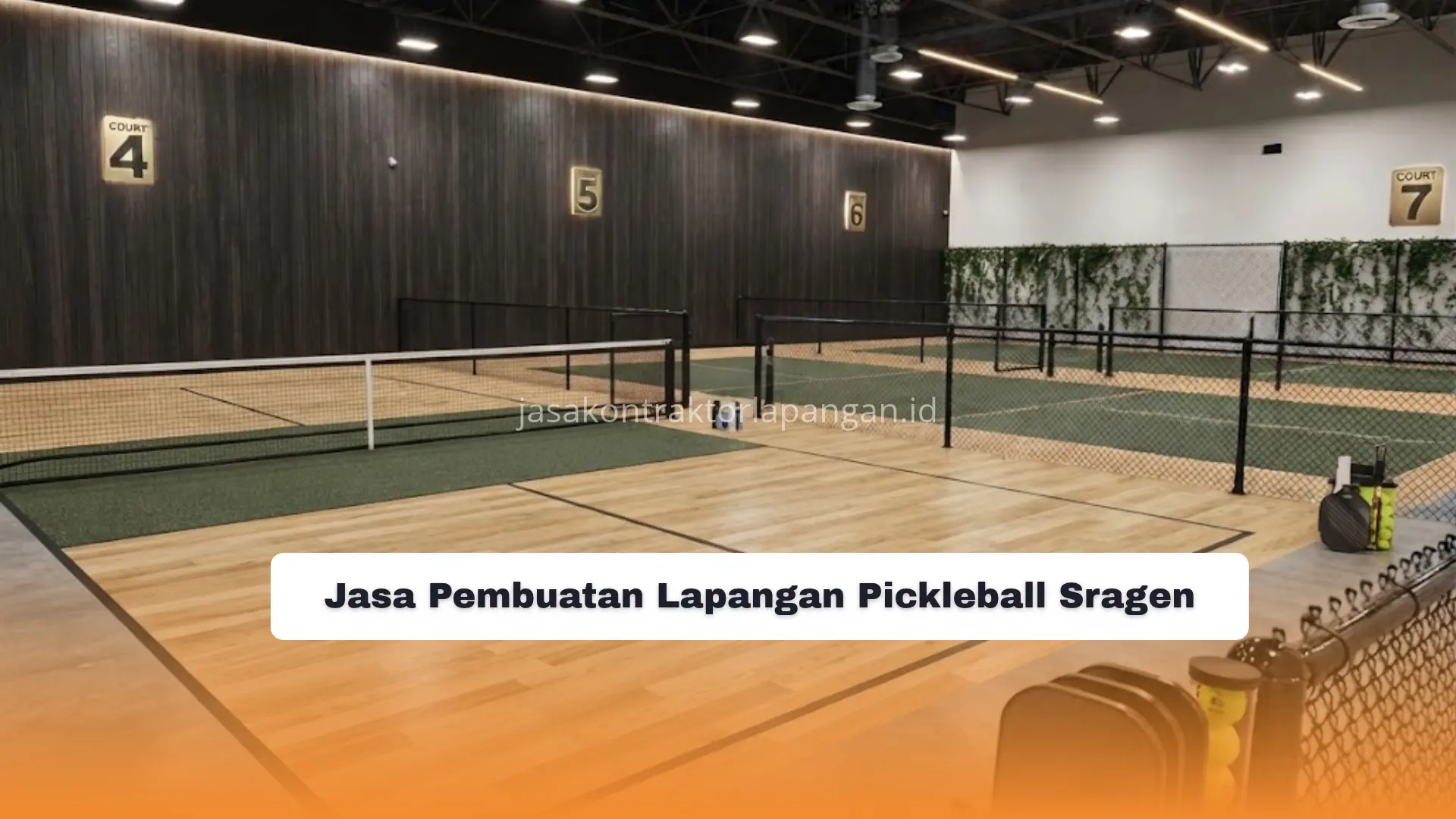 Jasa Pembuatan Lapangan Pickleball Sragen