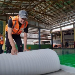 Pengerjaan Lapangan Futsal