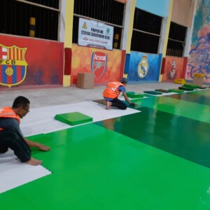 Pengerjaan Lapangan Futsal
