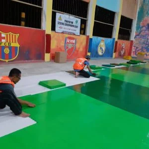 Pengerjaan Lapangan Futsal