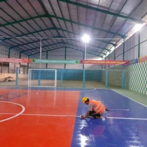 Pengerjaan Lapangan Futsal